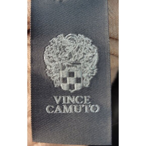 Vince Camuto Womens Beige Frayed Edge Scarf Square 48x48 Cozy Classic - Picture 2 of 3